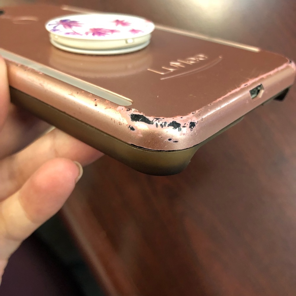 Lumee Rose Gold Duo Case With Pop Socket. - image 5